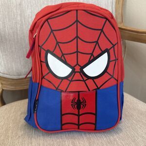 Spiderman Backpack Size S Youth Toddler front pocket Pre K Kindergarten novelty